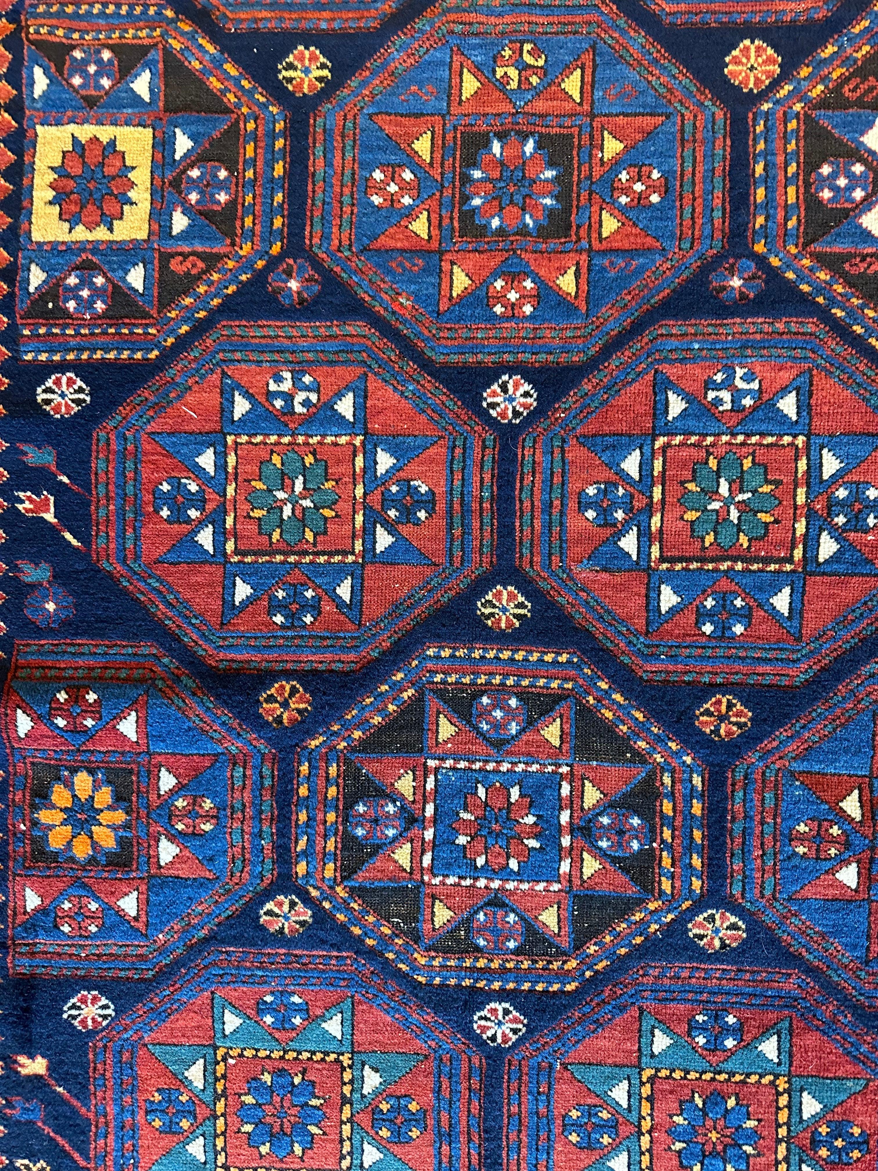 1880's Antique Shirvan Rug 5 X 10