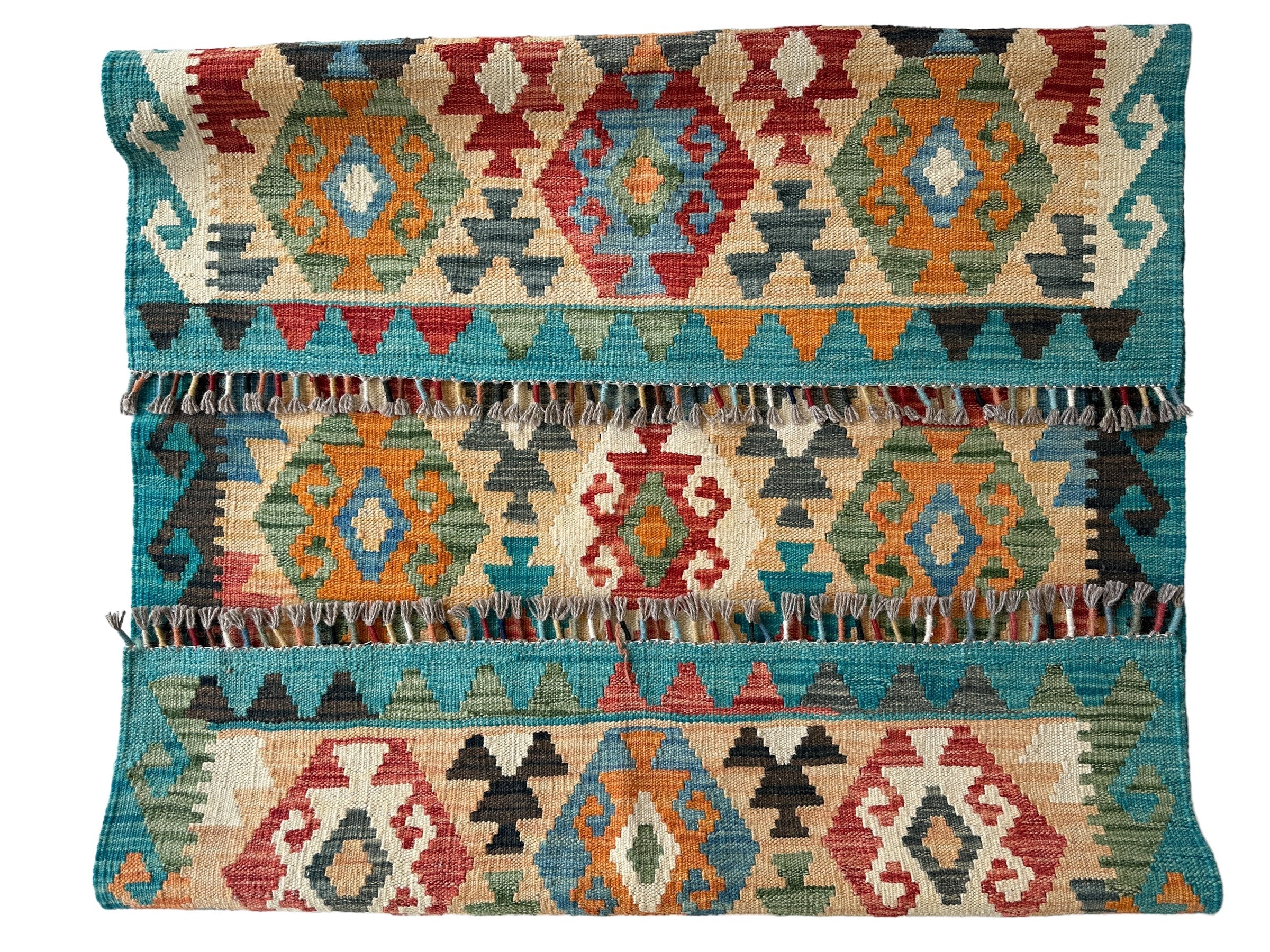 Afghani Chobi Kilim Rug 3’5” x 5’1”